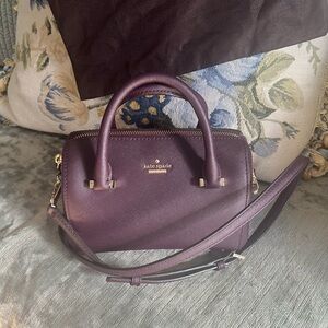Kate Spade Cameron Street crossbody/satchel handbag in Deep Purple/Plum